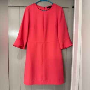 Banana Republic Pink Flutter Sleeve Dress‎ Professional Casual Size 6